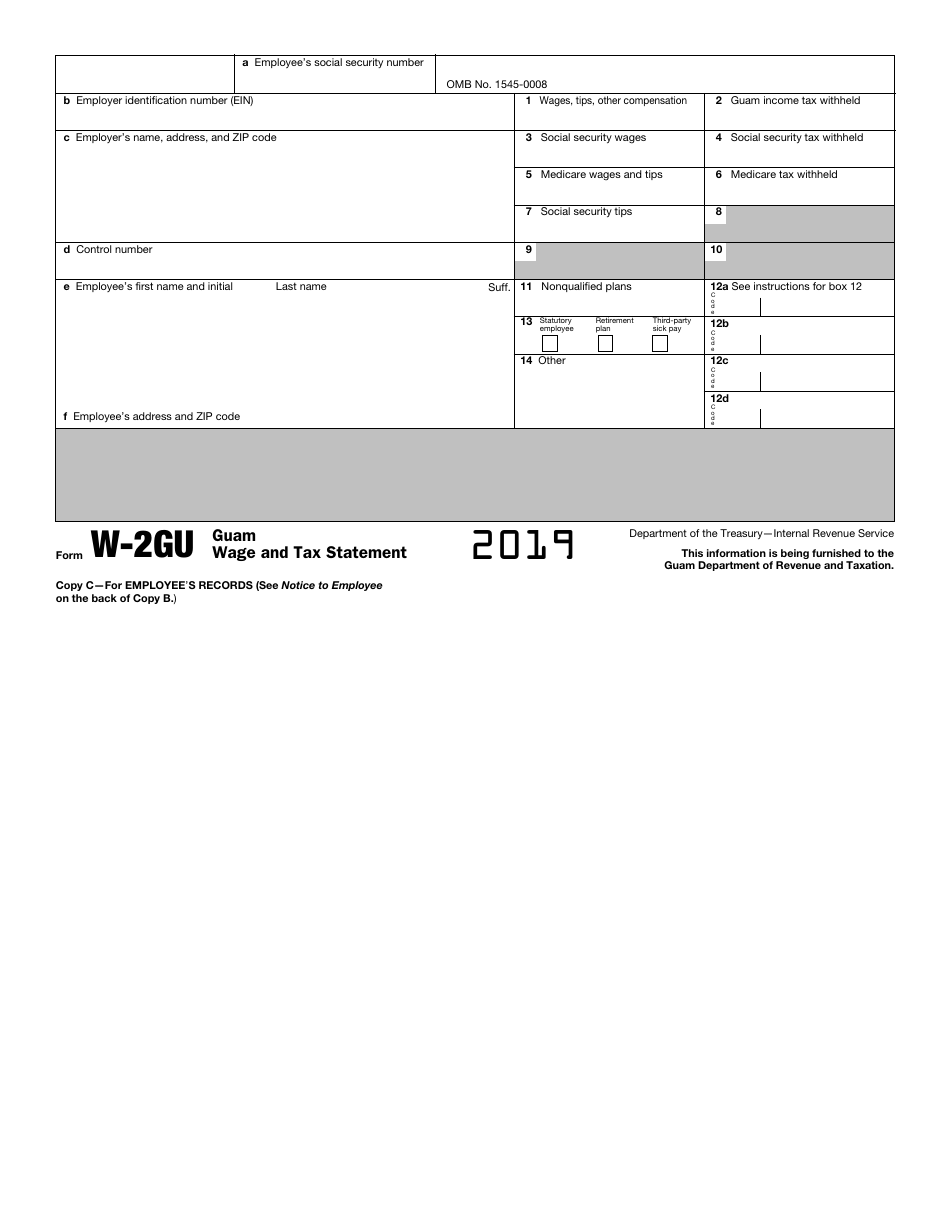 IRS Form W-2GU Guam Wage and Tax Statement, Page 6