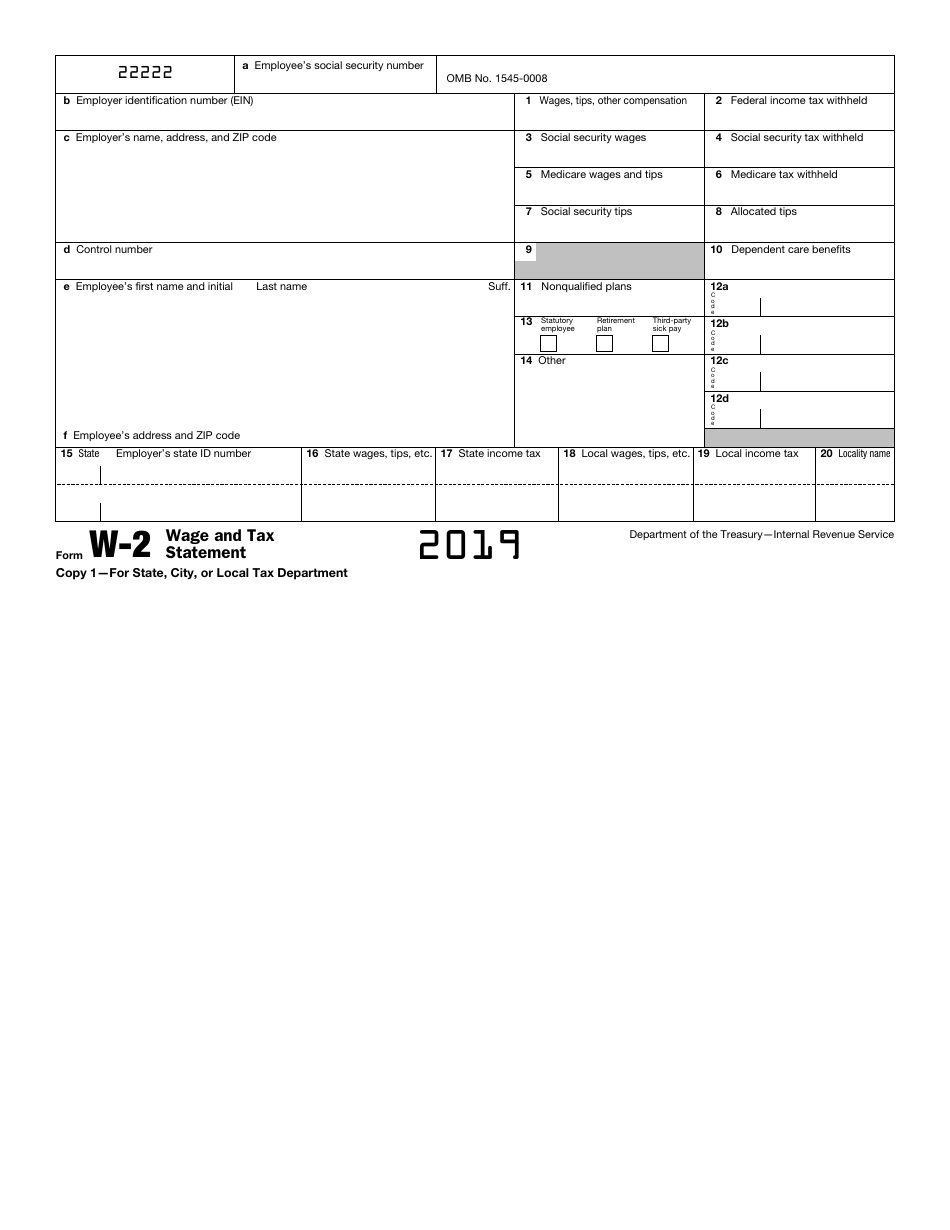 IRS Form W-2 Wage and Tax Statement, Page 3