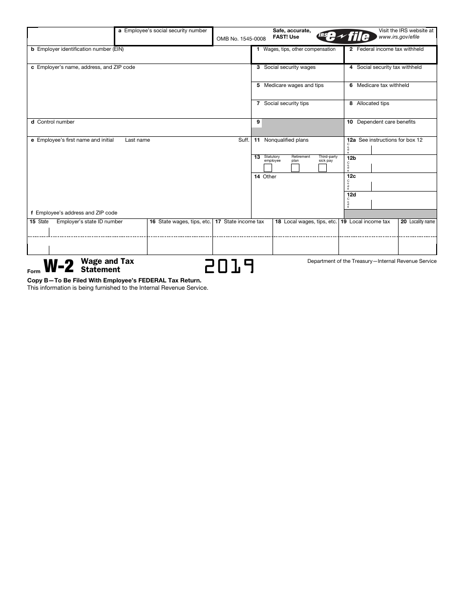 IRS Form W-2 Wage and Tax Statement, Page 4