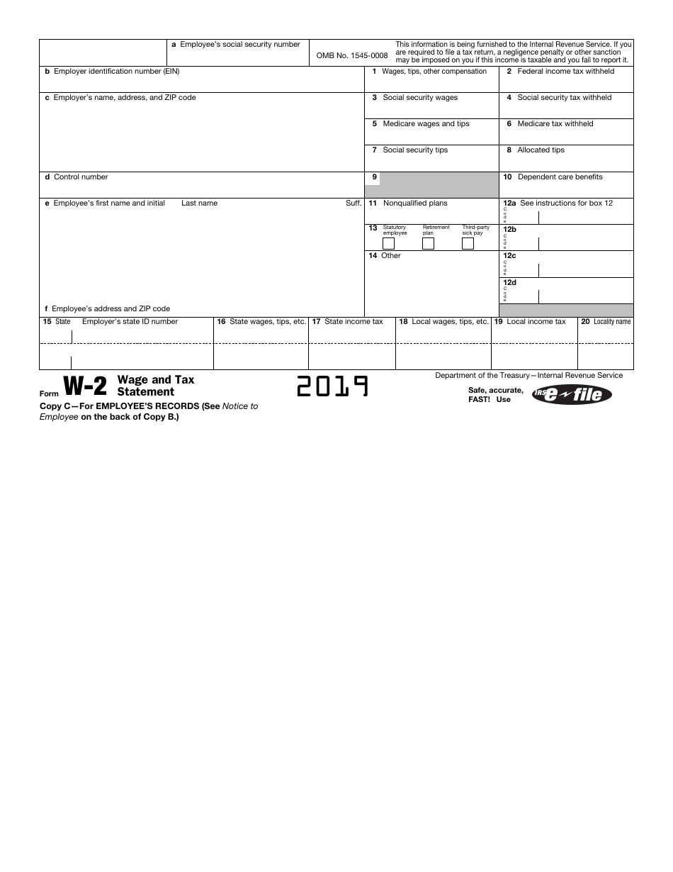 IRS Form W-2 Wage and Tax Statement, Page 6