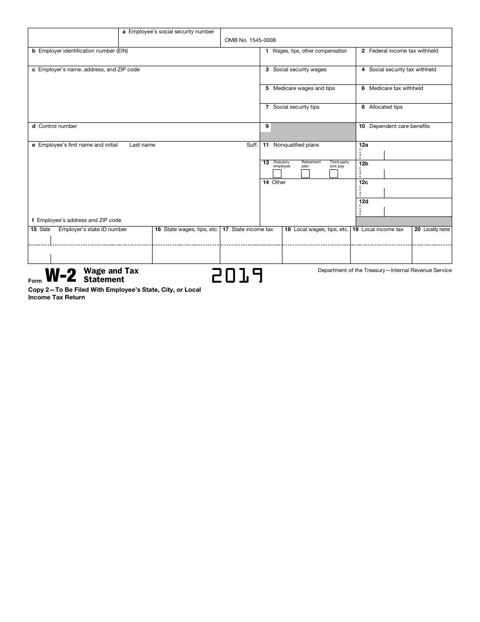 IRS Form W-2 Wage and Tax Statement, Page 8