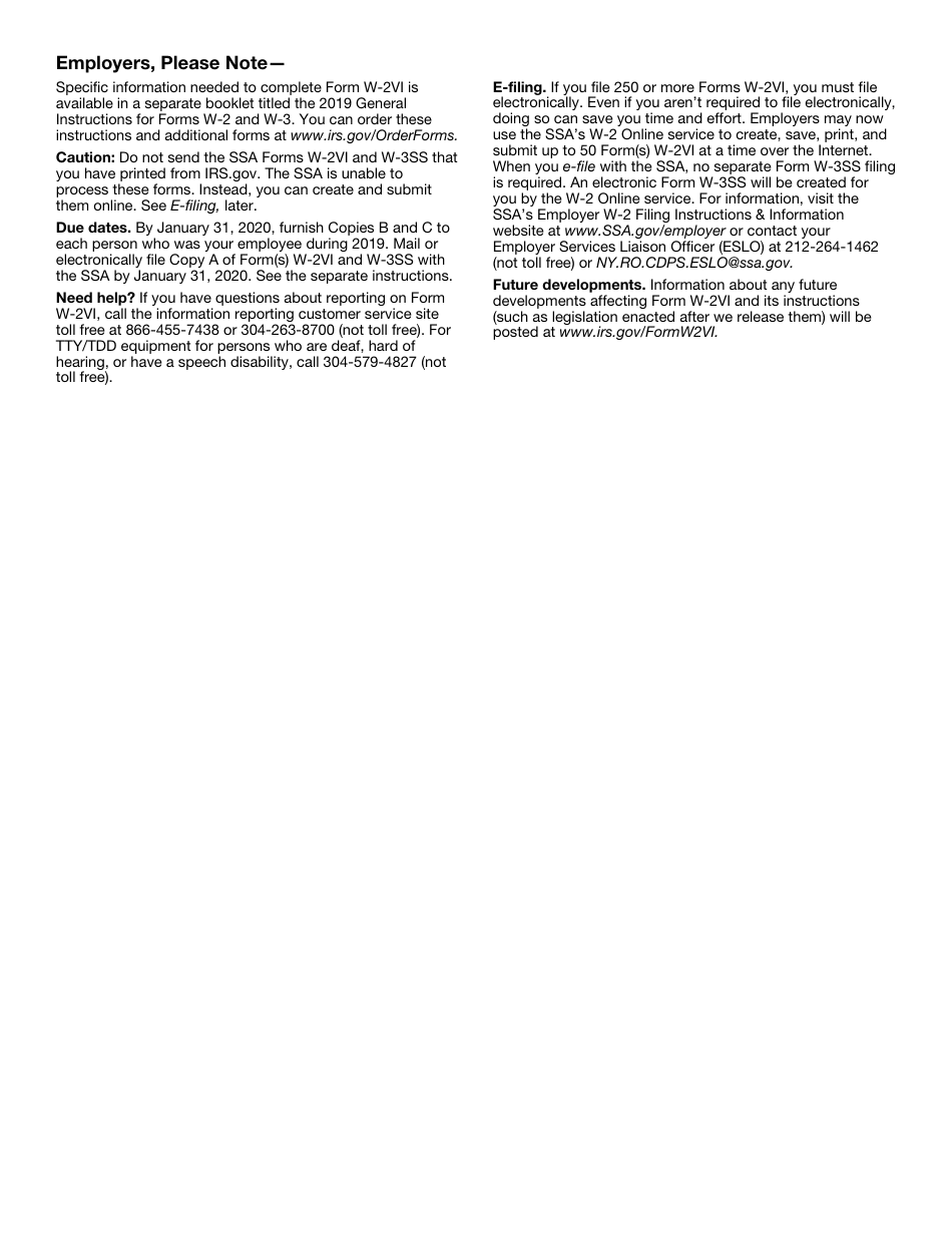 IRS Form W-2VI U.S. Virgin Islands Wage and Tax Statement, Page 9