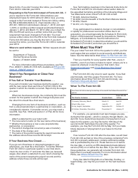 Instructions for IRS Form 941-SS Employer&#039;s Quarterly Federal Tax Return - American Samoa, Guam, the Commonwealth of the Northern Mariana Islands, and the U.S. Virgin Islands, Page 4