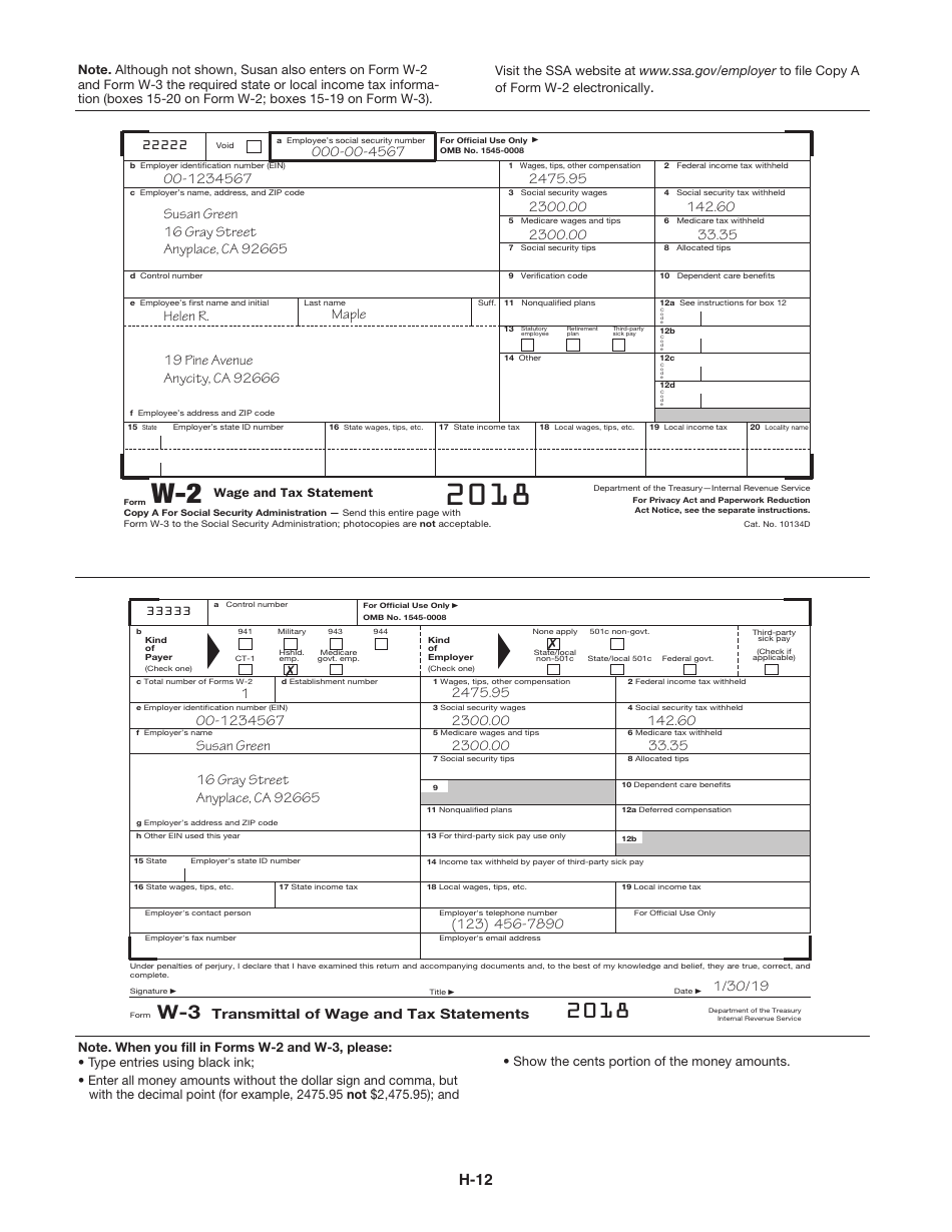 Download Instructions for IRS Form 1040 Schedule H Household Employment