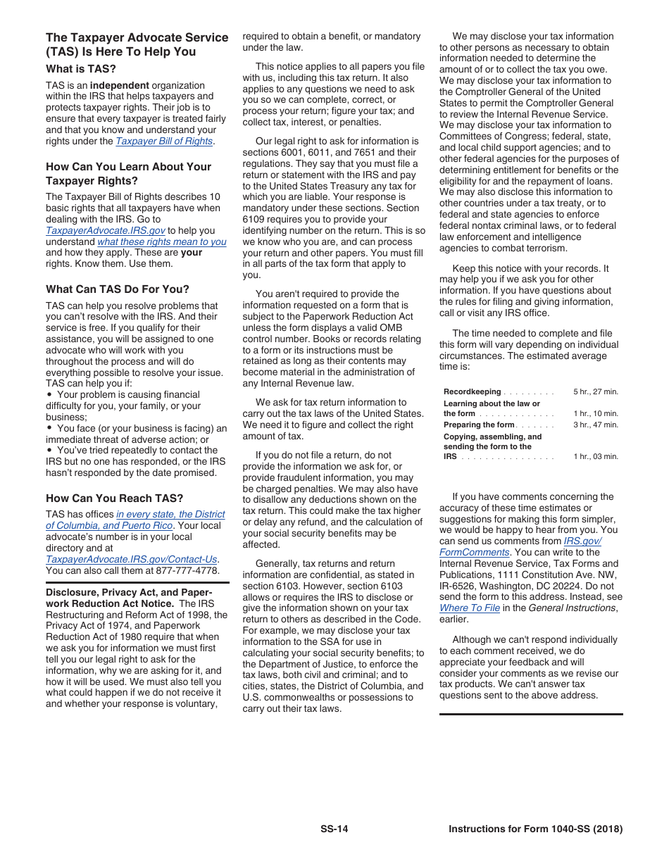 Instructions for IRS Form 1040-SS U.S. Self-employment Tax Return (Including the Additional Child Tax Credit for Bona Fide Residents of Puerto Rico), Page 14