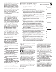 Instructions for IRS Form 1065 Schedule K-1 Partner&#039;s Share of Income, Deductions, Credits, Etc. (For Partner&#039;s Use Only), Page 3
