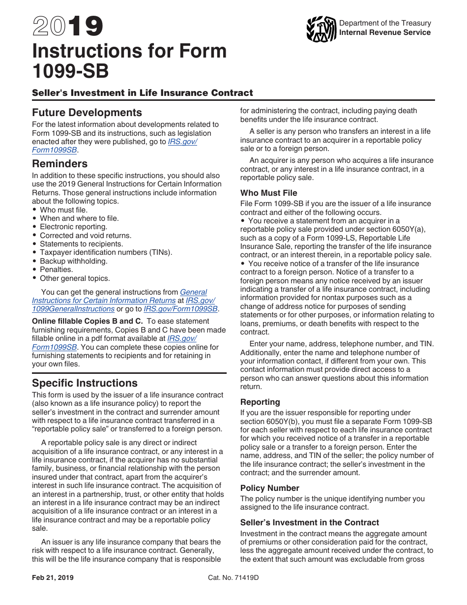 Download Instructions for IRS Form 1099SB Seller�s Download Instructions for IRS Form 1099SB Seller�s