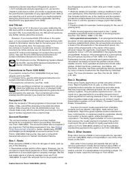 Instructions for IRS Form 1099-MISC Miscellaneous Income, Page 5