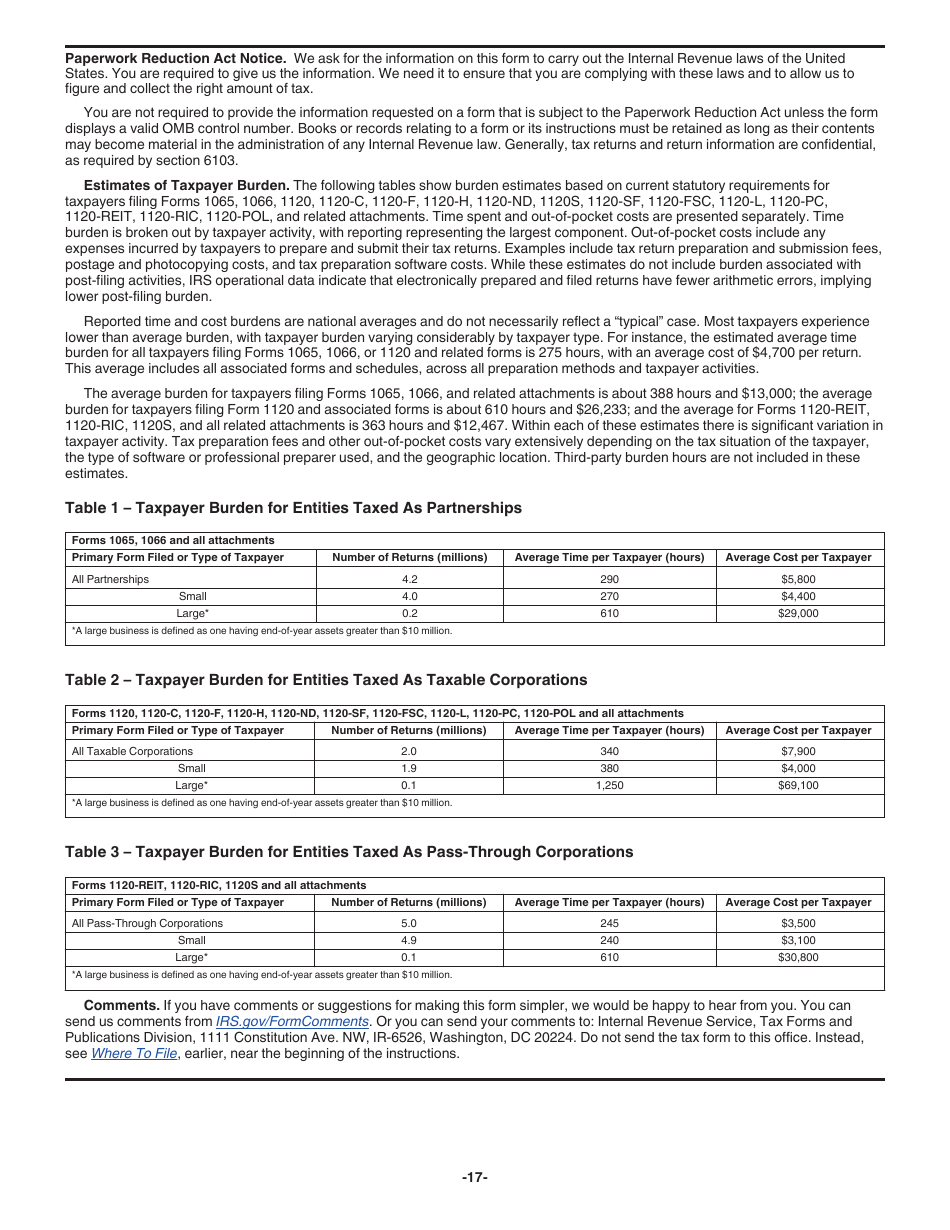 Instructions for IRS Form 1120-RIC U.S. Income Tax Return for Regulated Investment Companies, Page 17