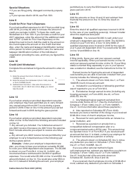 Instructions for IRS Form 2441 Child and Dependent Care Expenses, Page 5