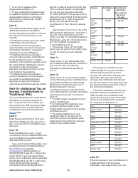 Instructions for IRS Form 5329 Additional Taxes on Qualified Plans (Including IRAs) and Other Tax-Favored Accounts, Page 5