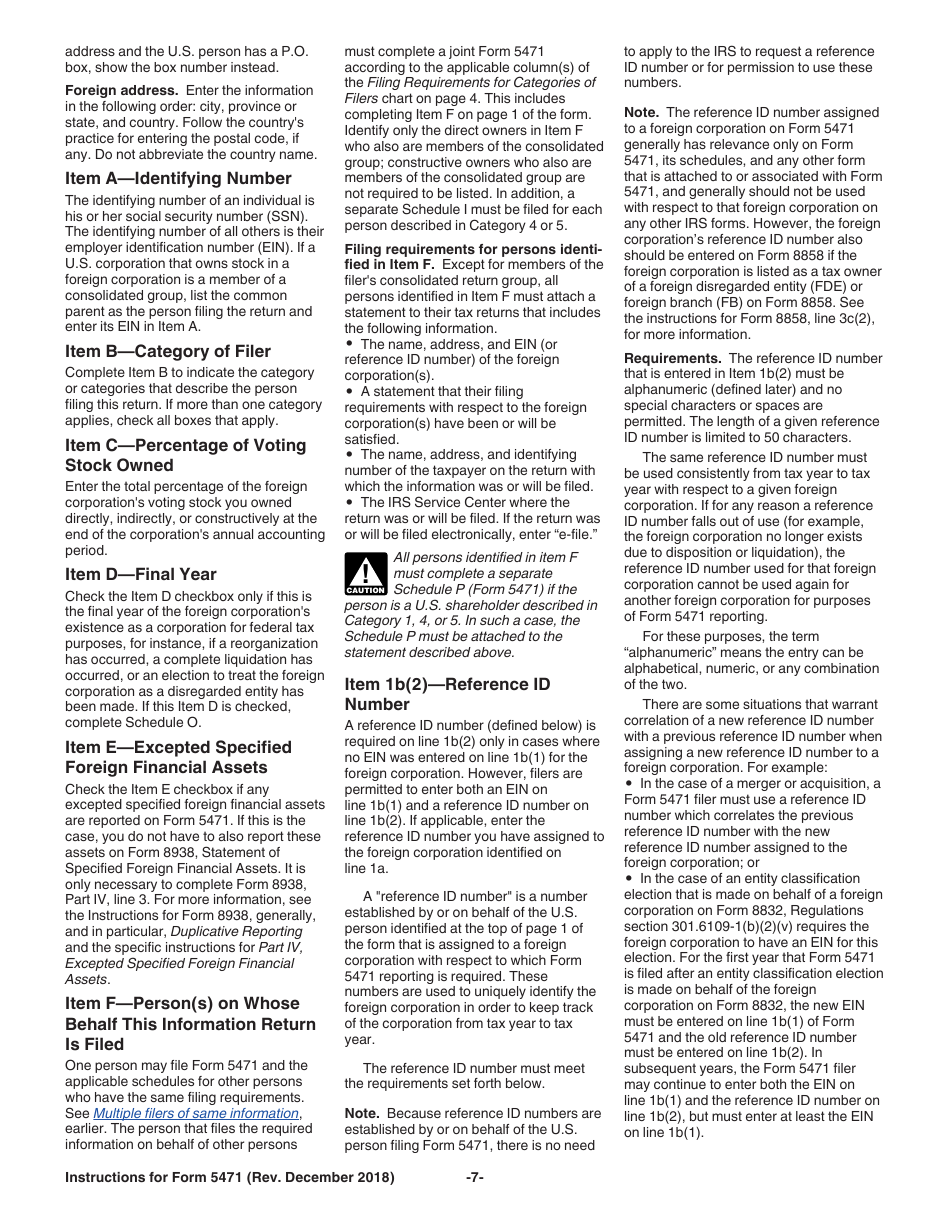 Instructions for IRS Form 5471 Information Return of U.S. Persons With Respect to Certain Foreign Corporations, Page 7