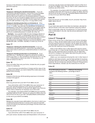 Instructions for IRS Form 8829 Expenses for Business Use of Your Home, Page 4
