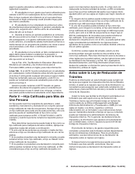 Instrucciones para IRS Formulario 8862(SP) Informacion Para Reclamar Ciertos Creditos Despues De Haber Sido Denegados (Spanish), Page 4