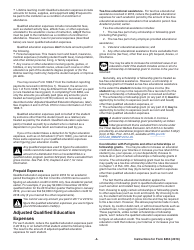 Instructions for IRS Form 8863 Education Credits (American Opportunity and Lifetime Learning Credits), Page 4
