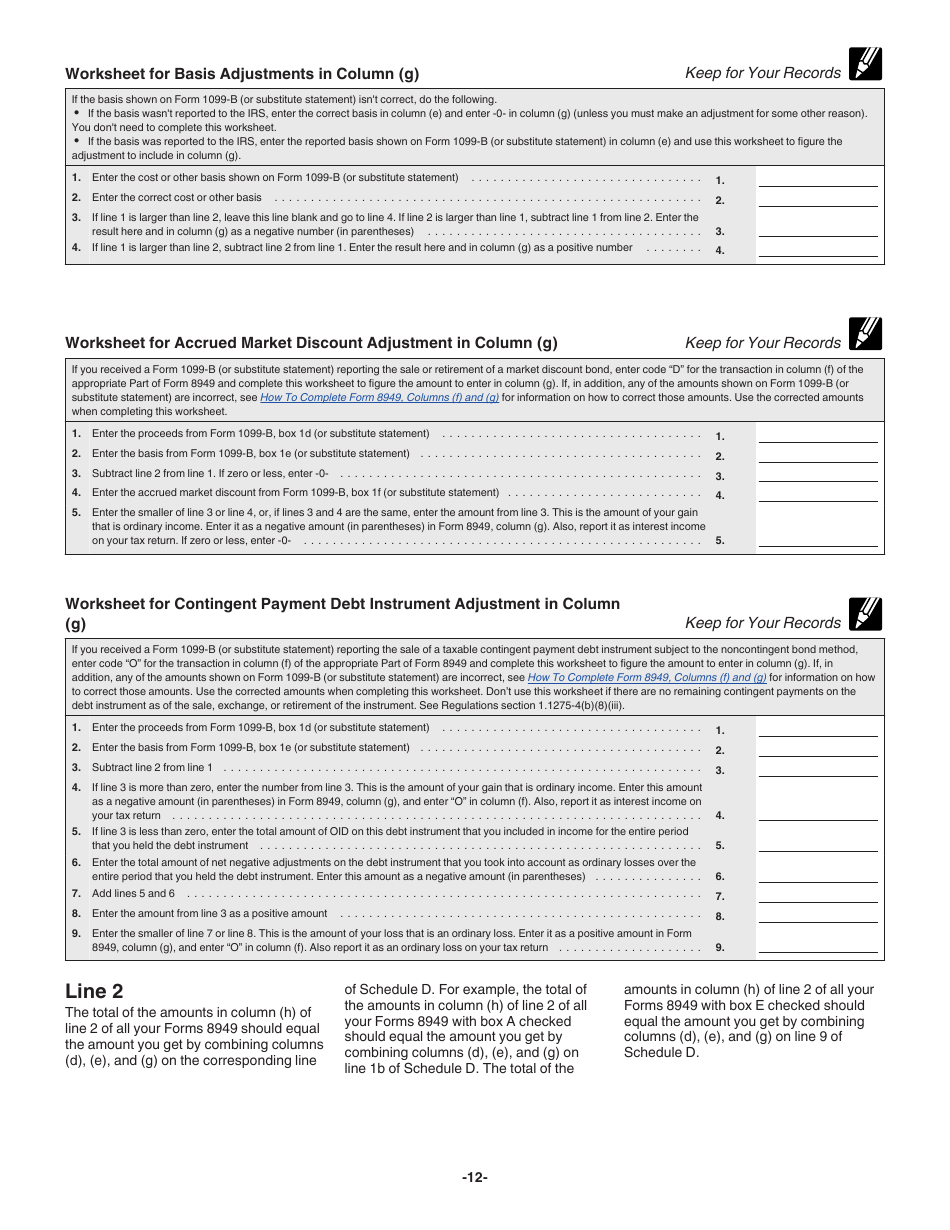 Instructions for IRS Form 8949 Sales and Other Dispositions of Capital Assets, Page 12