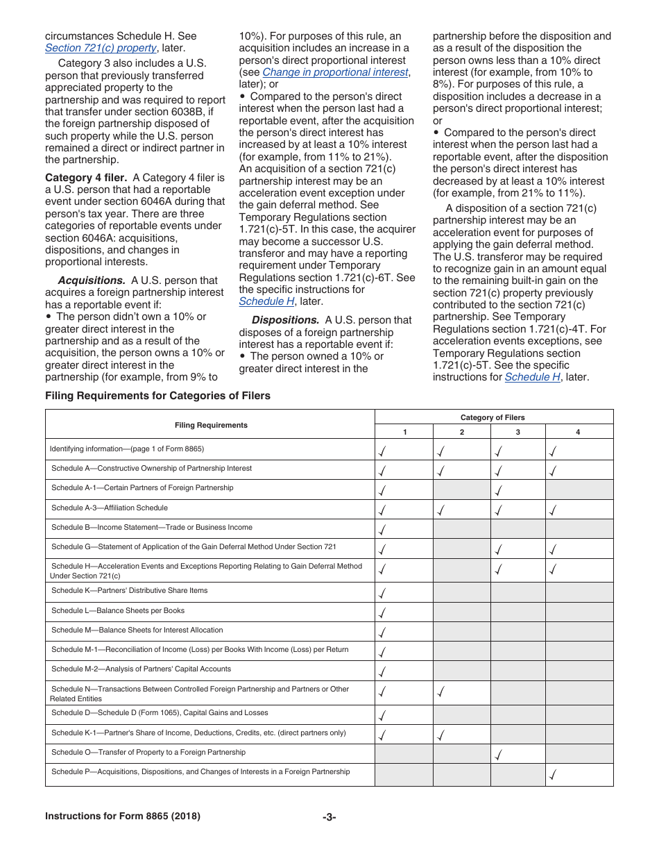 Instructions for IRS Form 8865 Return of U.S. Persons With Respect to Certain Foreign Partnerships, Page 3