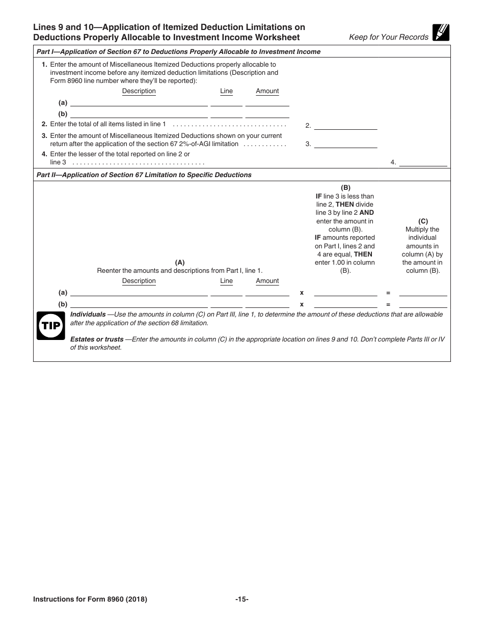 Instructions for IRS Form 8960 Net Investment Income Tax - Individuals, Estates, and Trusts, Page 15