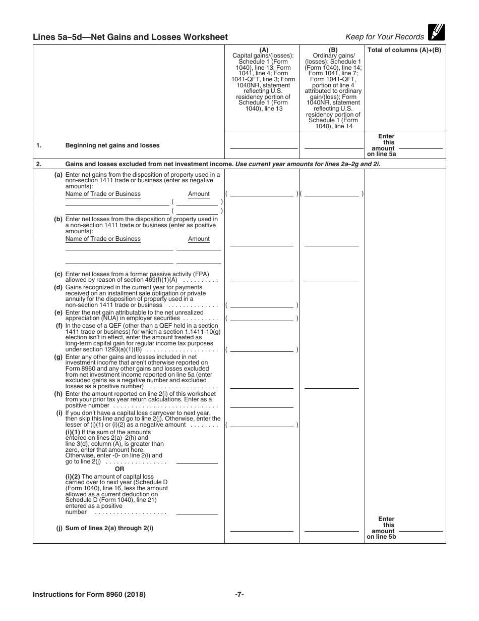 Instructions for IRS Form 8960 Net Investment Income Tax - Individuals, Estates, and Trusts, Page 7
