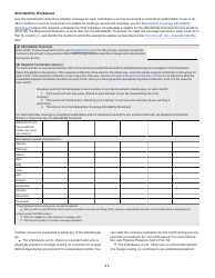 Instructions for IRS Form 8965 Health Coverage Exemptions (And Instructions for Figuring Your Shared Responsibility Payment), Page 11
