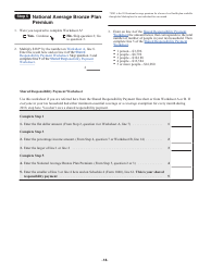 Instructions for IRS Form 8965 Health Coverage Exemptions (And Instructions for Figuring Your Shared Responsibility Payment), Page 18