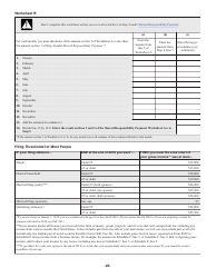 Instructions for IRS Form 8965 Health Coverage Exemptions (And Instructions for Figuring Your Shared Responsibility Payment), Page 20