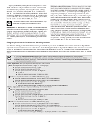 Instructions for IRS Form 8965 Health Coverage Exemptions (And Instructions for Figuring Your Shared Responsibility Payment), Page 4
