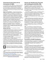 Instrucciones para IRS Formulario W-9(SP) Solicitud Y Certificacion Del Numero De Identificacion Del Contribuyente (Spanish), Page 2