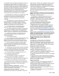 Instrucciones para IRS Formulario W-9(SP) Solicitud Y Certificacion Del Numero De Identificacion Del Contribuyente (Spanish), Page 4