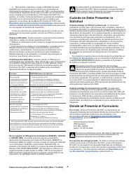 Instrucciones para IRS Formulario W-7(SP) Solicitud De Numero De Identificacion Personal Del Contribuyente Del Servicio De Impuestos Internos (Spanish), Page 5