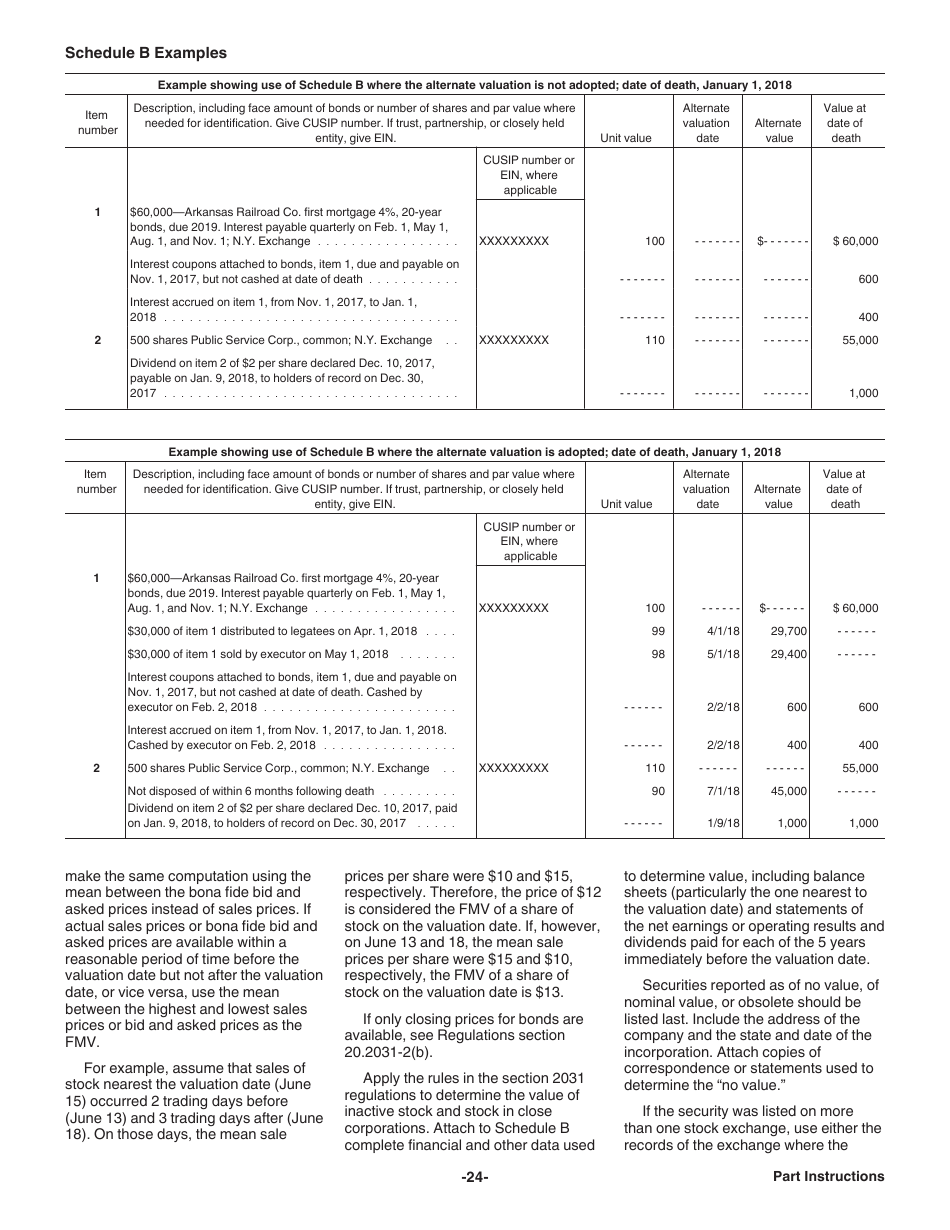 Instructions for IRS Form 706 United States Estate (And Generation-Skipping Transfer) Tax Return, Page 24
