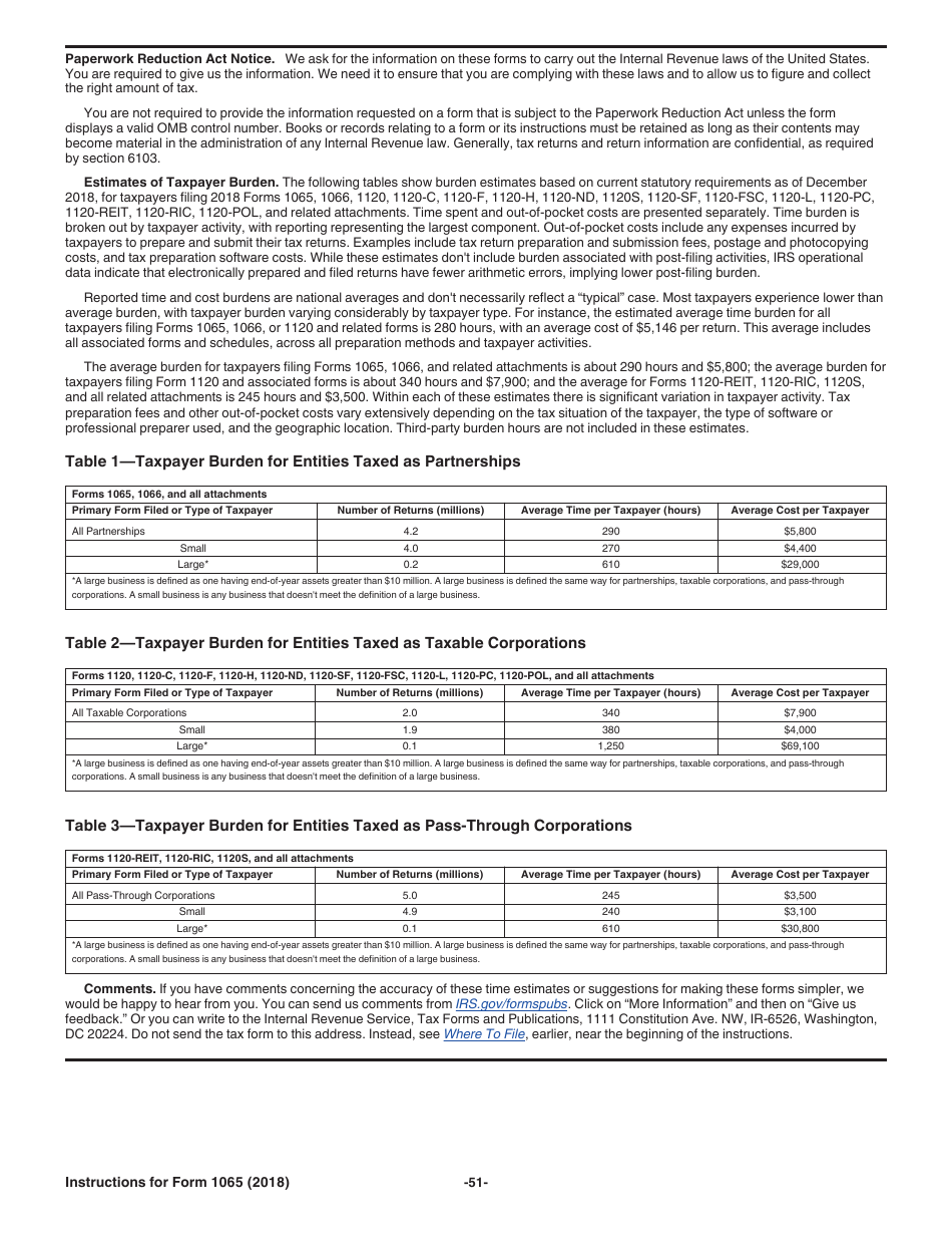 Instructions for IRS Form 1065 U.S. Return of Partnership Income, Page 51