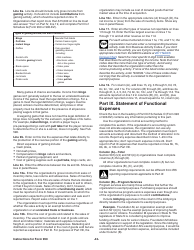 Instructions for IRS Form 990 Return of Organization Exempt From Income Tax, Page 43