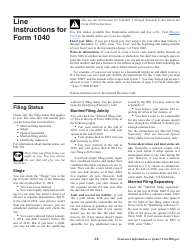 Instructions for IRS Form 1040 U.S. Individual Income Tax Return, Page 15