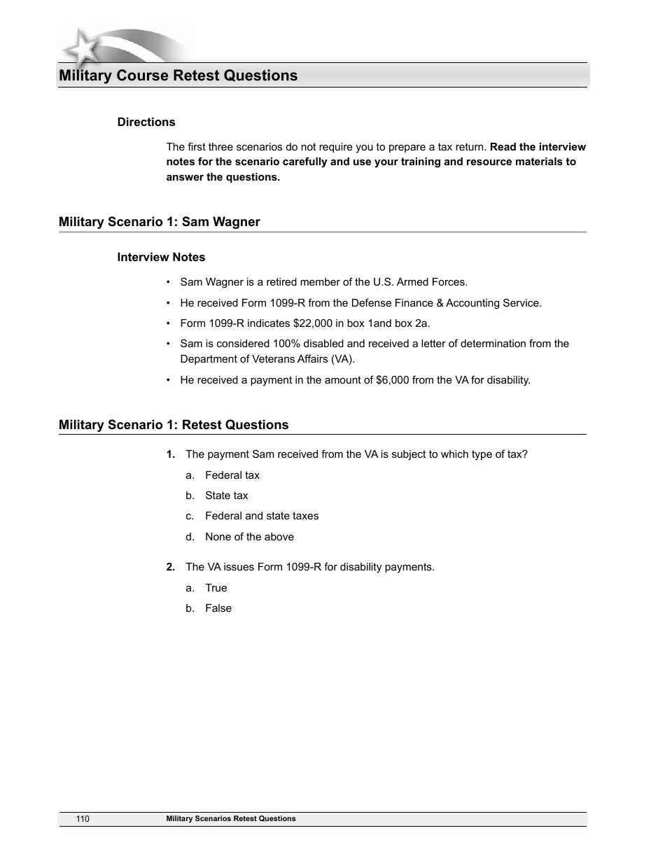 IRS Form 6744 Vita / Tce Volunteer Assistors Test / Retest, Page 112
