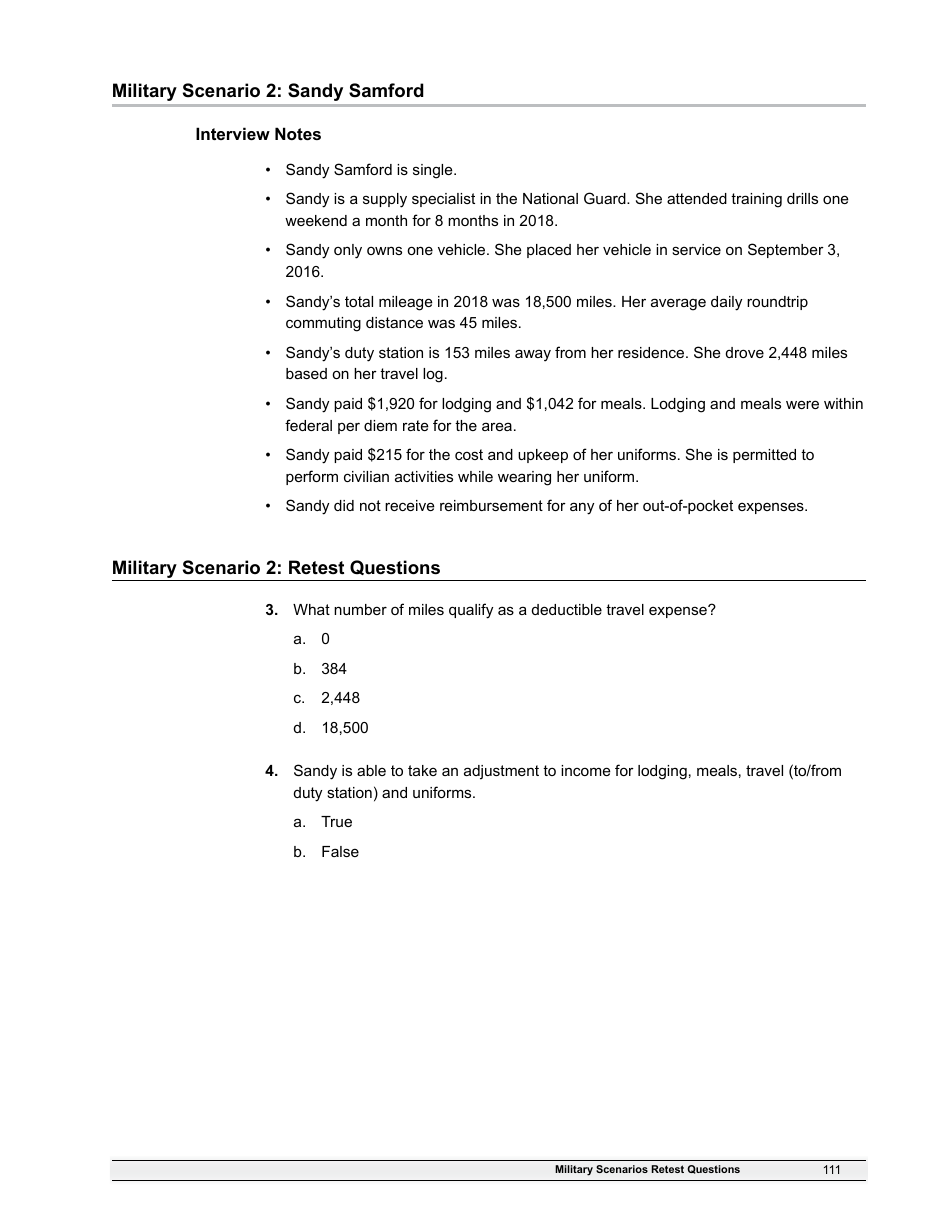 IRS Form 6744 Vita / Tce Volunteer Assistors Test / Retest, Page 113