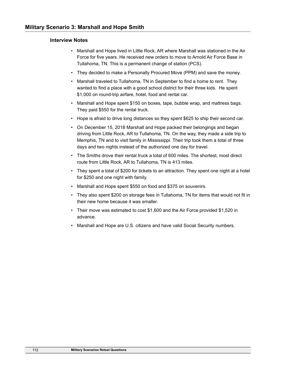 IRS Form 6744 Vita / Tce Volunteer Assistors Test / Retest, Page 114