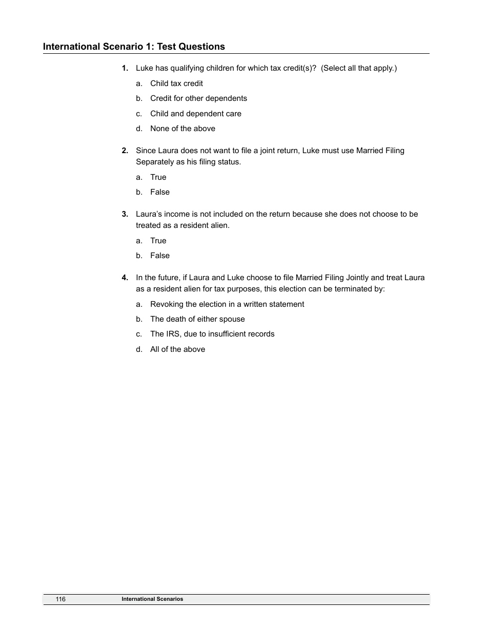 IRS Form 6744 Vita / Tce Volunteer Assistors Test / Retest, Page 118