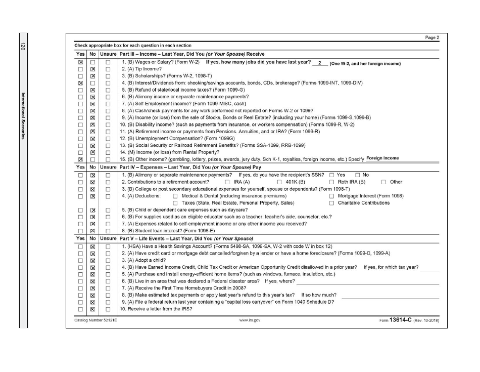 IRS Form 6744 Vita / Tce Volunteer Assistors Test / Retest, Page 122