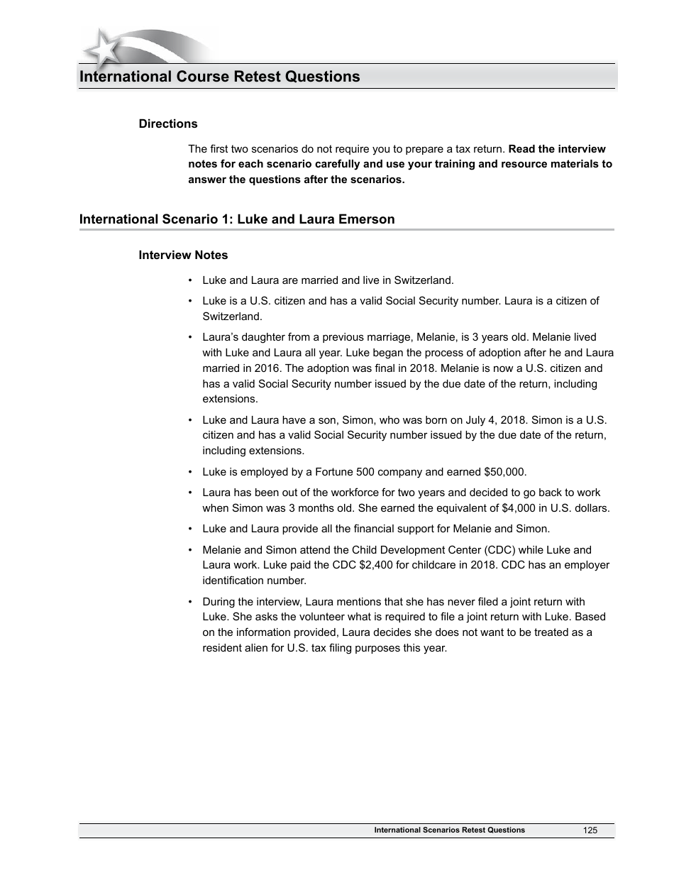 IRS Form 6744 Vita / Tce Volunteer Assistors Test / Retest, Page 127