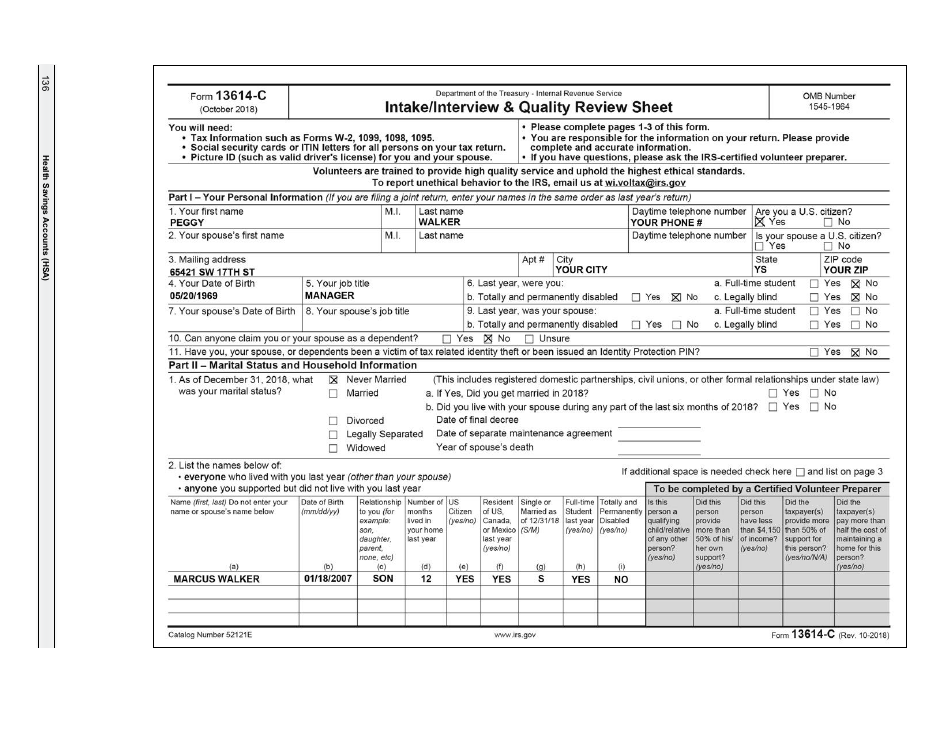 IRS Form 6744 Vita / Tce Volunteer Assistors Test / Retest, Page 138