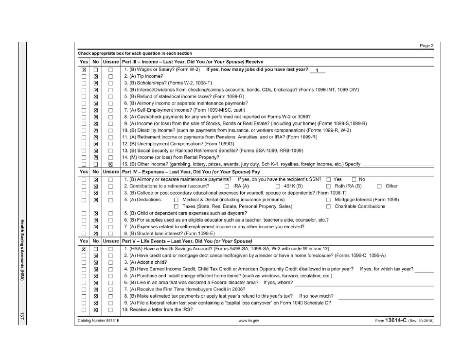 IRS Form 6744 Vita / Tce Volunteer Assistors Test / Retest, Page 139