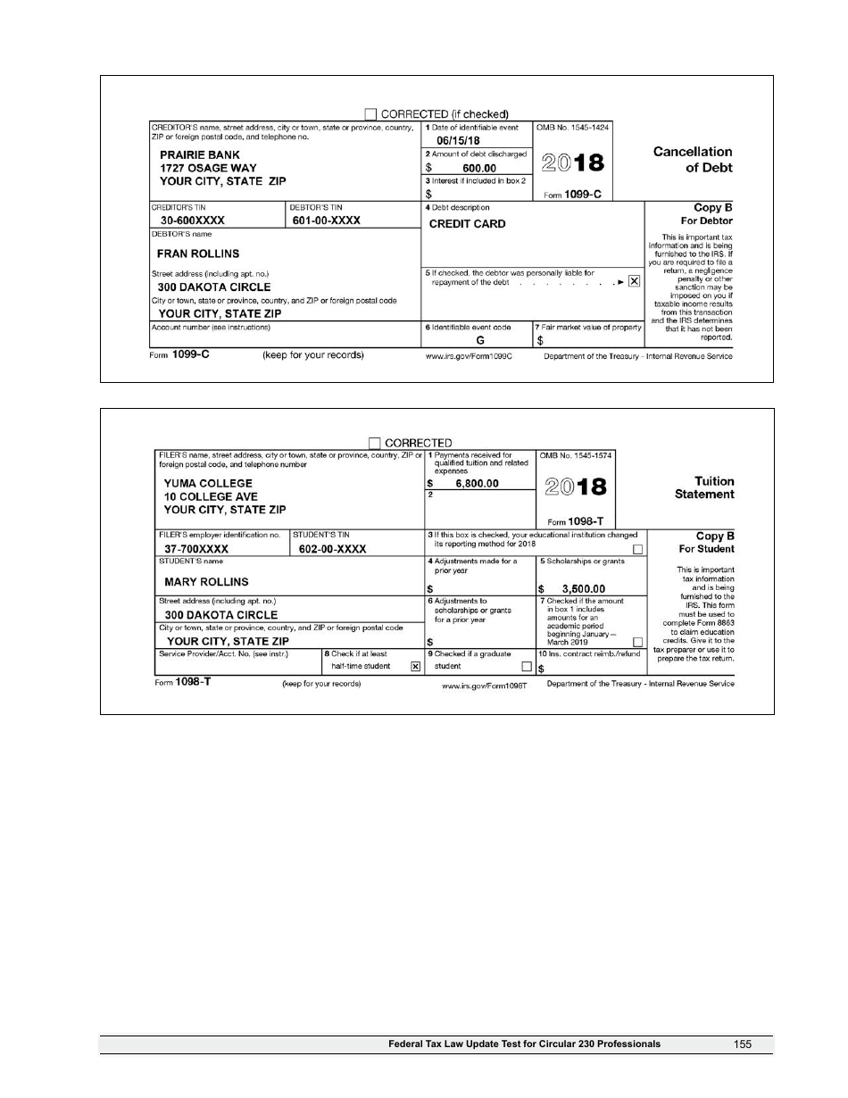 IRS Form 6744 Vita / Tce Volunteer Assistors Test / Retest, Page 157