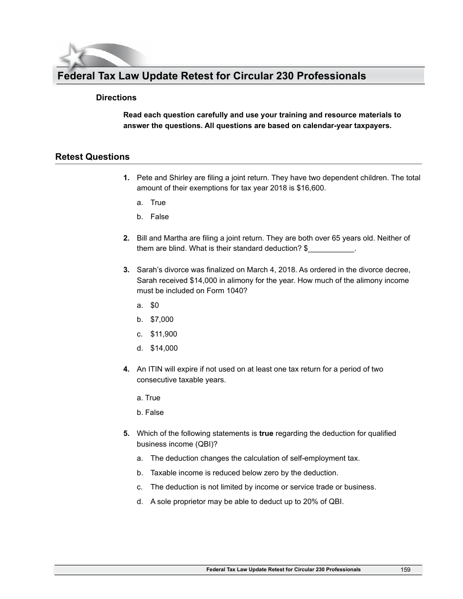 IRS Form 6744 Vita / Tce Volunteer Assistors Test / Retest, Page 161