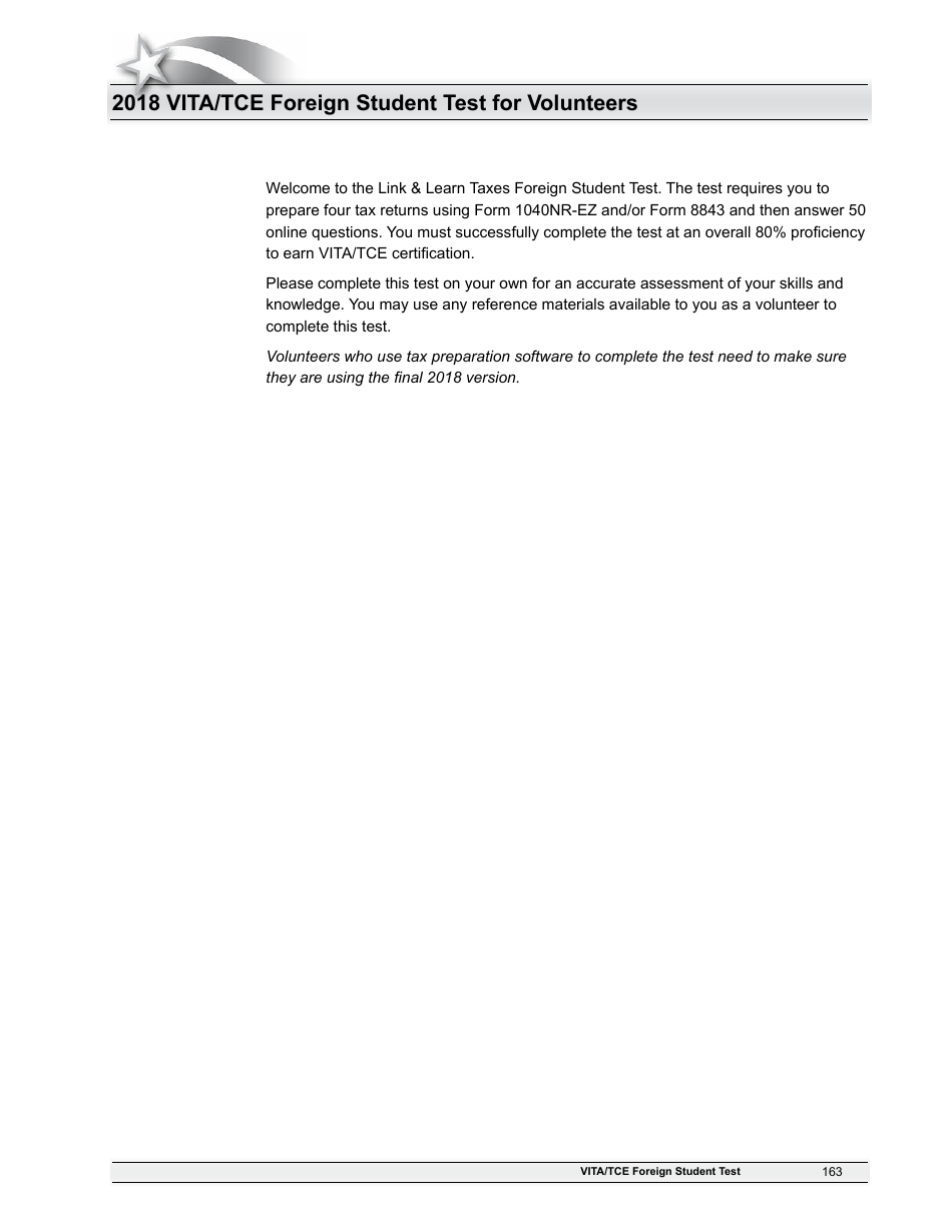 IRS Form 6744 Vita / Tce Volunteer Assistors Test / Retest, Page 165