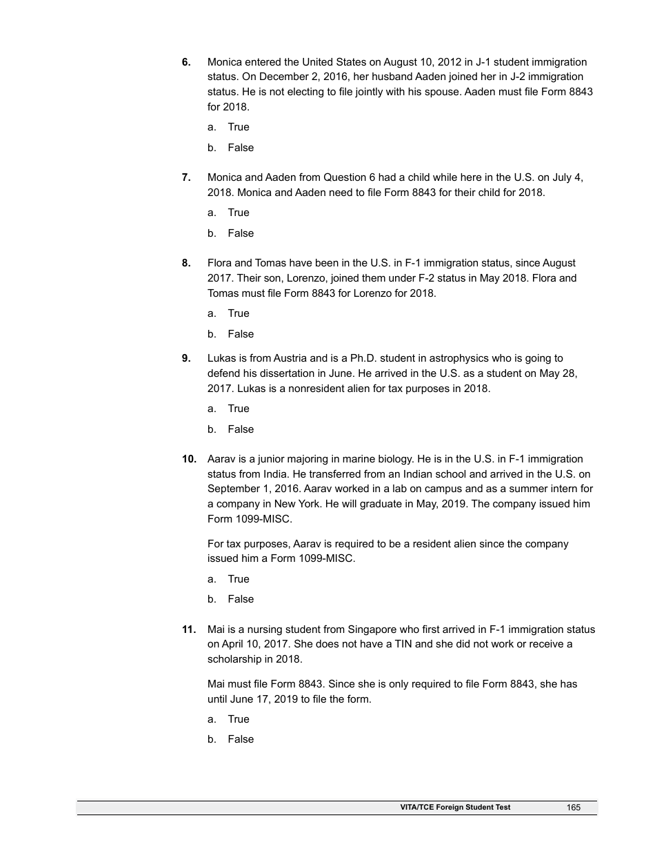 IRS Form 6744 Vita / Tce Volunteer Assistors Test / Retest, Page 167