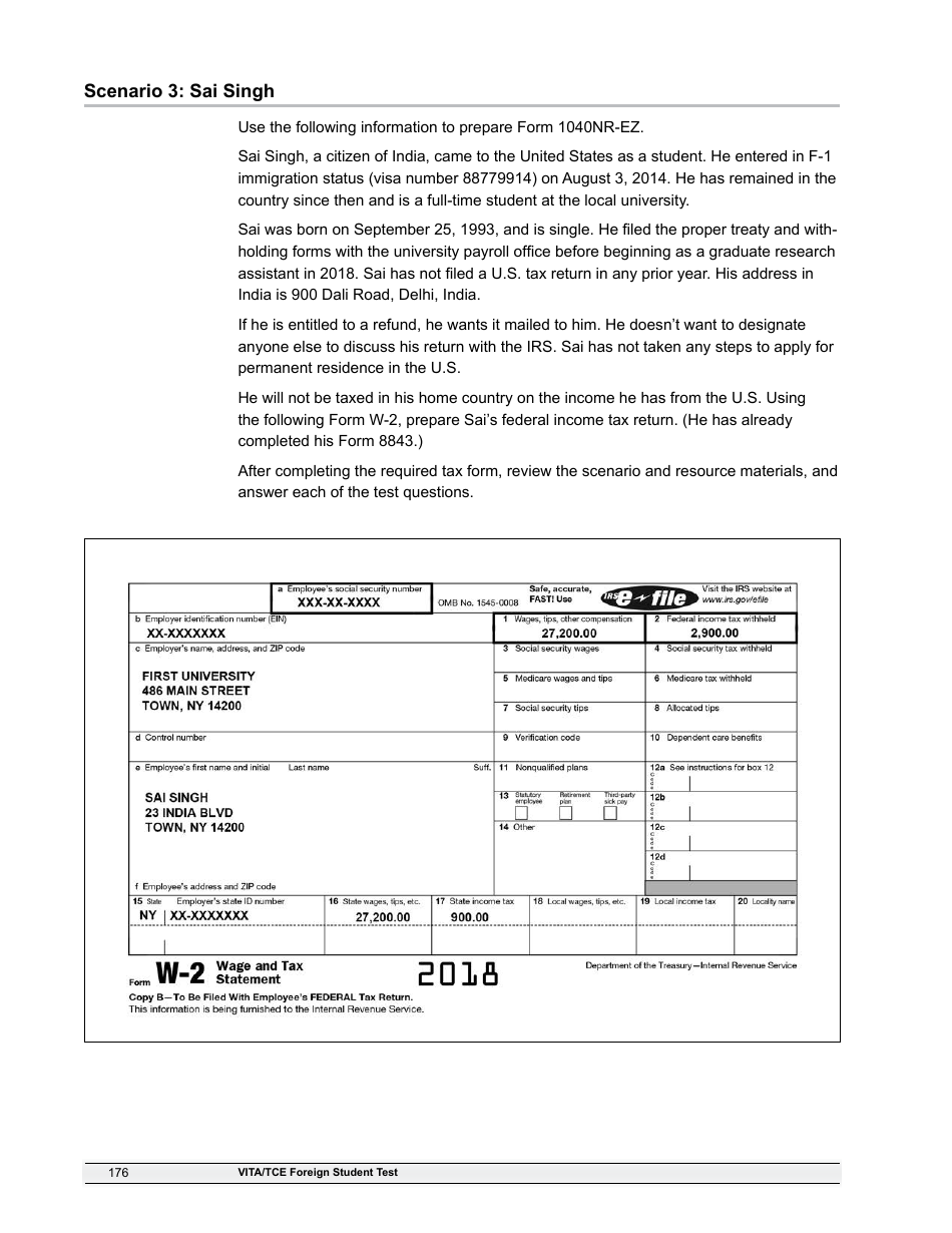 IRS Form 6744 Vita / Tce Volunteer Assistors Test / Retest, Page 178