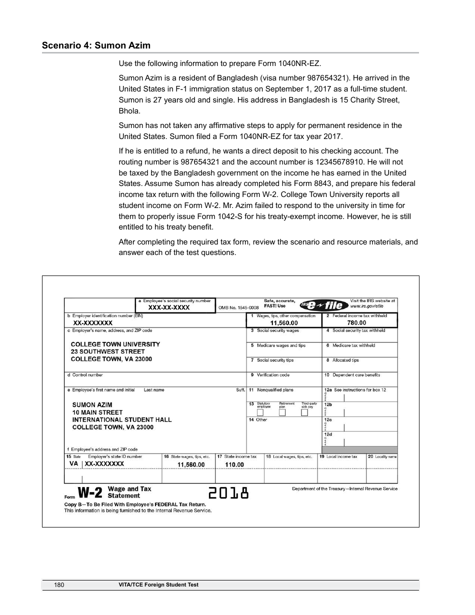 IRS Form 6744 Vita / Tce Volunteer Assistors Test / Retest, Page 182