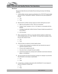 IRS Form 6744 Vita/Tce Volunteer Assistor&#039;s Test/Retest, Page 23