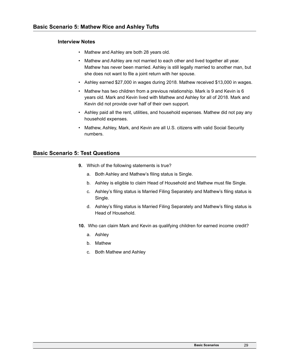 IRS Form 6744 Vita / Tce Volunteer Assistors Test / Retest, Page 31